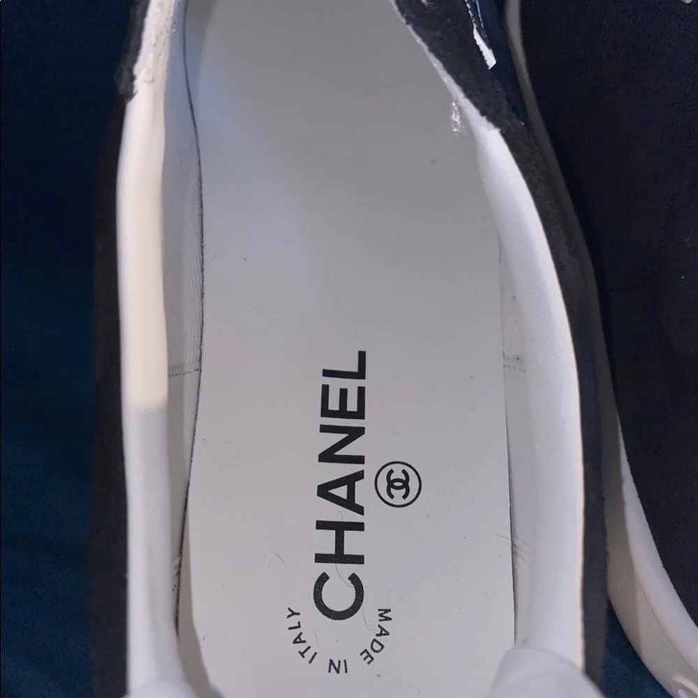 AUTHENTIC Chanel Suede Calfskin Weekend Sneaker - Picture 10 of 11